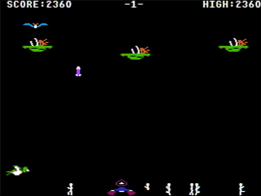 Gameplay of Buzzard Bait for DOS